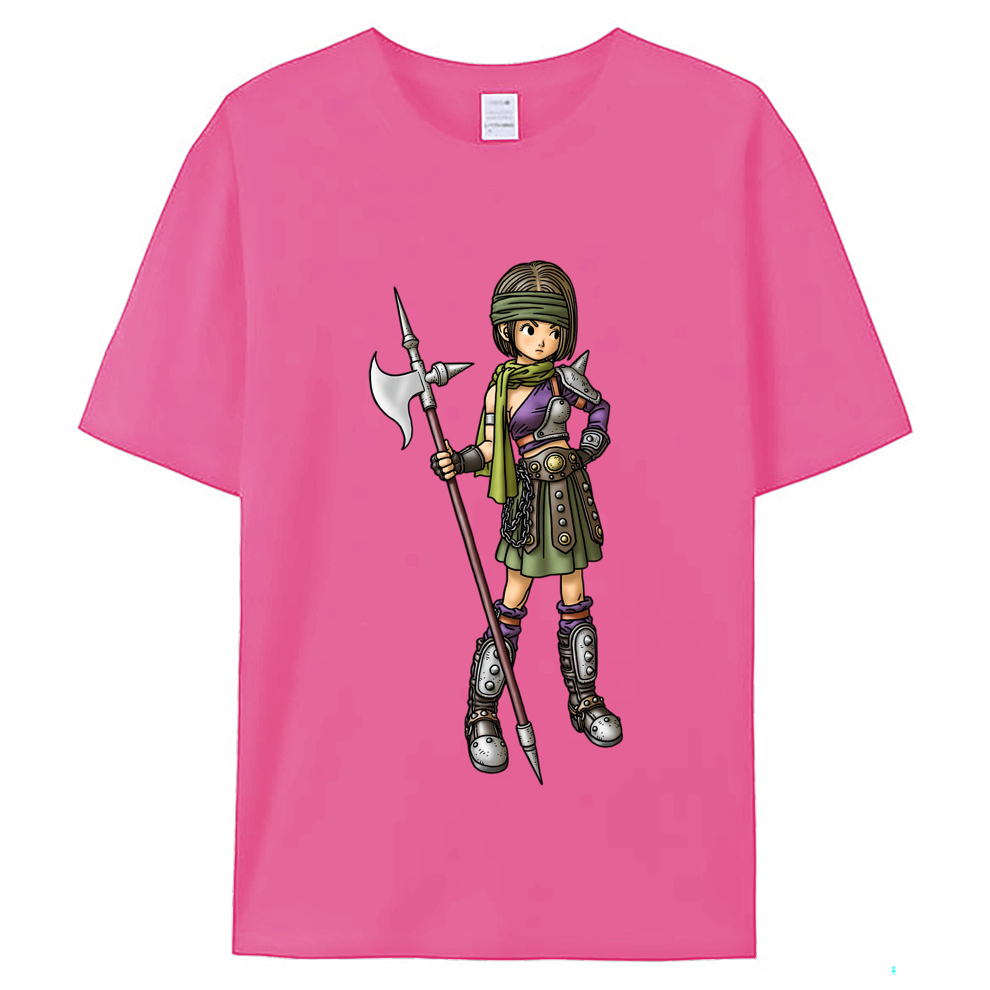 （画像用） ドラゴンクエスト Doragon Kuesuto Dragon Quest レディースカジュアルプリントTシャツ（綿100％）